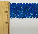 4 ROW (1.5") STRETCH SEQUIN TRIM - 8 Continuous Yards - Many Colors Available!