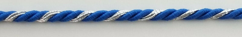 1/8" TWIST CORD ROPE TRIMMING WITH METALLIC - 15 YARDS - MANY COLORS!