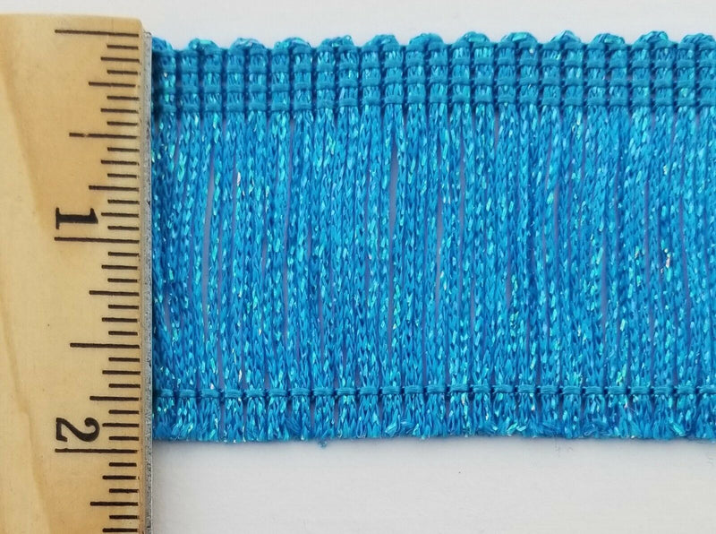 2" Metallic Chainette Fringe - 8 Continuous Yards - Many Color Options!