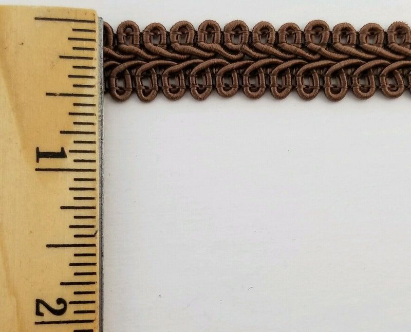 1/2" Chinese French Braid Gimp Trimming - 12 Continuous Yards - Many Colors!