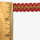 1/2" Metallic Braid Gimp Trimming - 10 Continuous Yards - Many Colors!