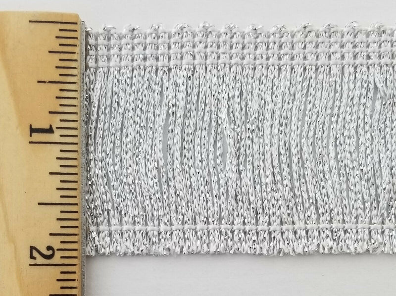 2" Metallic Chainette Fringe - 8 Continuous Yards - Many Color Options!