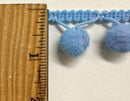 1/2" Pom Pom Poly Ball Fringe - 12 Yards!