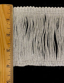 4" Metallic Chainette Fringe - 4 Continuous Yards - Many Color Options!