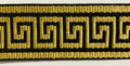 1-3/4" Greek Key Jacquard Woven Ribbon Trim - 6 Continuous Yards - Many Colors!