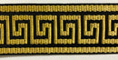 1-3/4" Greek Key Jacquard Woven Ribbon Trim - 6 Continuous Yards - Many Colors!