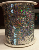6MM (1/4") Flat Sequins on String - 100 Yard Roll - MADE IN USA