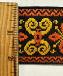 2-1/4" Jacquard Woven Ribbon Trim - 9 Continuous Yards!