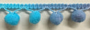 1/2" Pom Pom Poly Ball Fringe - 12 Yards!