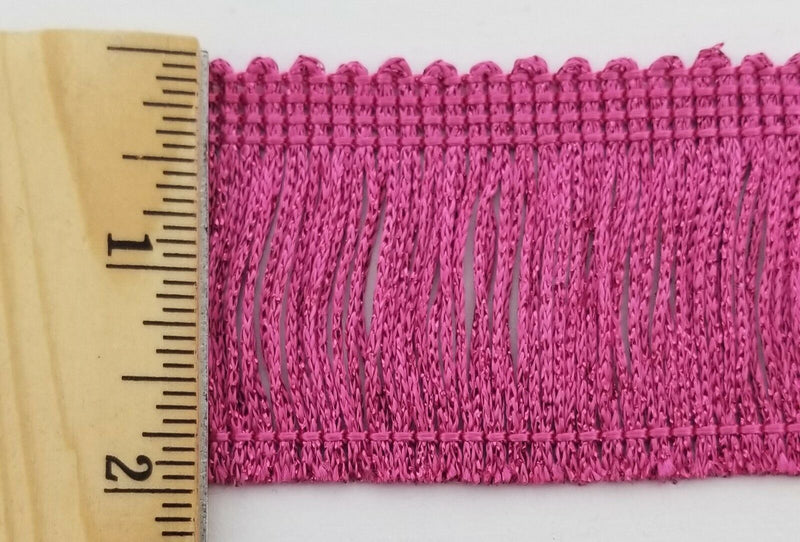 2" Metallic Chainette Fringe - 8 Continuous Yards - Many Color Options!