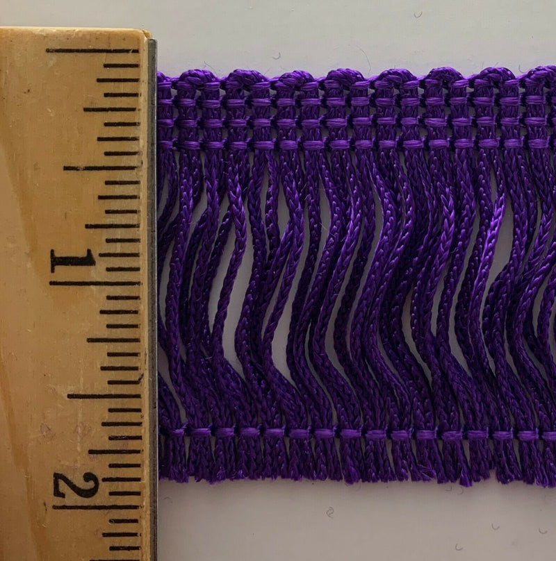 2" Rayon Chainette Fringe - 12 Continuous Yards - Many Color Options!