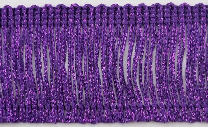 4" Metallic Chainette Fringe - 5 Continuous Yards - Many Color Options!