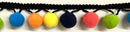 1/2" Pom Pom Poly Ball Fringe - 12 Yards!