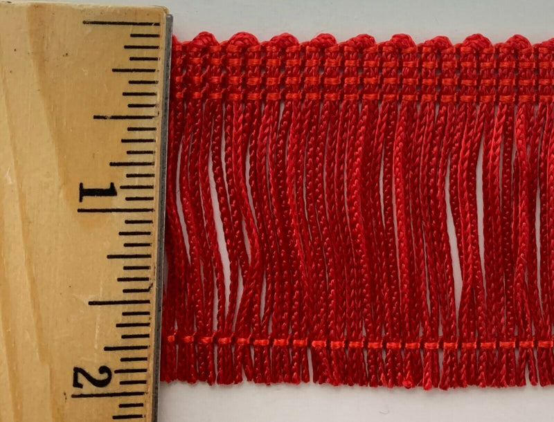 2" Rayon Chainette Fringe - 12 Continuous Yards - Many Color Options!