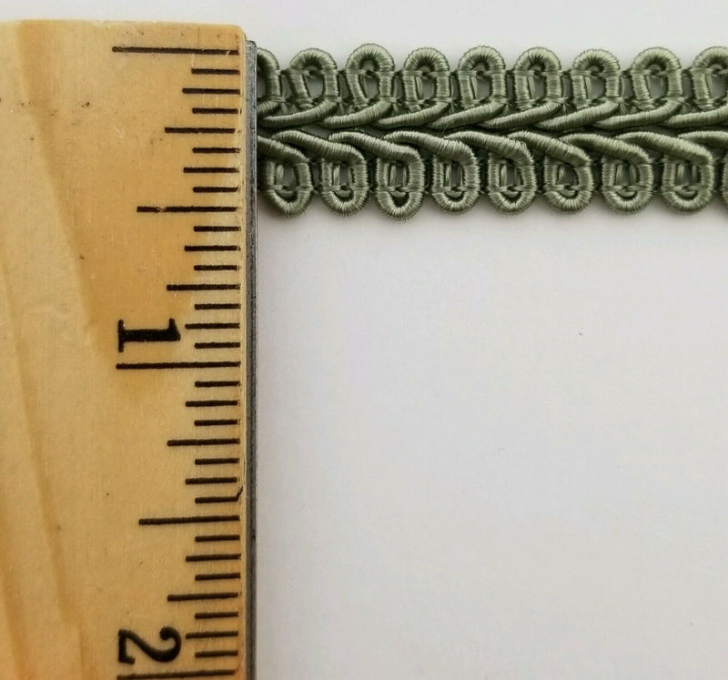 1/2" Chinese French Braid Gimp Trimming - 12 Continuous Yards - Many Colors!