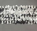 6 ROW (2-1/8") STRETCH SEQUIN TRIM - 6 Continuous Yards - Many Colors Available