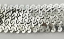 4 ROW (1.5") STRETCH SEQUIN TRIM - 8 Continuous Yards - Many Colors Available!