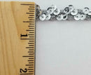3/8" Metallic Sequins Trimming - 12 Yards!
