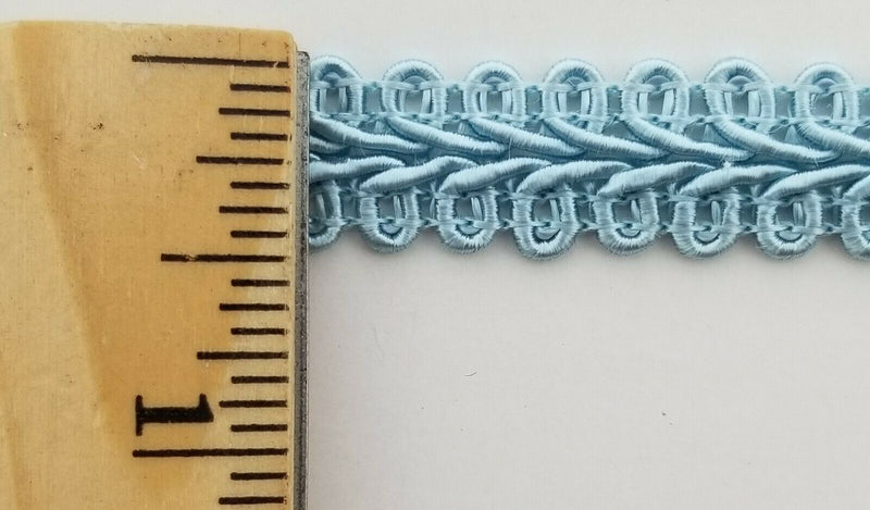 1/2" Chinese French Braid Gimp Trimming - 12 Continuous Yards - Many Colors!
