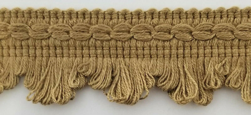 1-1/4" Decorative Scalloped Loop Fringe Trim - Many Color Options! 10 YARDS!