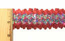 4 ROW (1.5") STRETCH SEQUIN TRIM - 8 Continuous Yards - Many Colors Available!