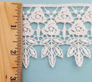 2-1/2" Floral Venise Venice Lace Trim - 7 Continuous Yards - Colors Available!