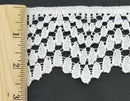 2-1/2" Venise Venice Lace Trimming - 9 Continuous Yards - Two Color Options!