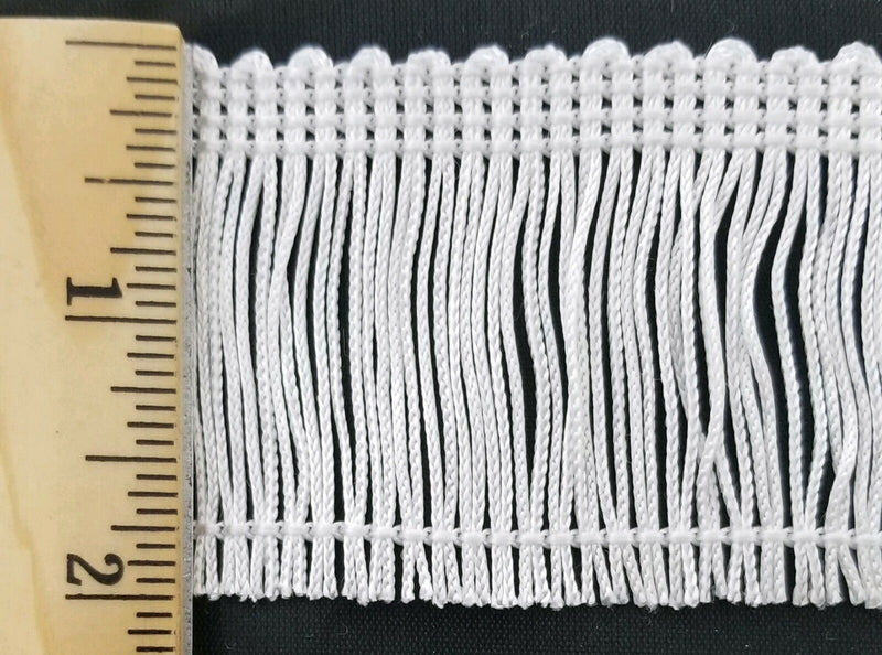 2" Rayon Chainette Fringe - 12 Continuous Yards - Many Color Options!