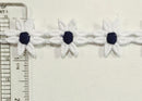 7/8" Venice Lace Daisy Trim - 9 Continuous Yards - Many Colors Available!