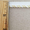 3/8" Metallic Piping with Lip Trim -18 Yards- Many Colors Available!