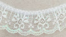 1-1/4" Ruffled Gathered Lace Trimming - 12 Continuous Yards - Color Options!