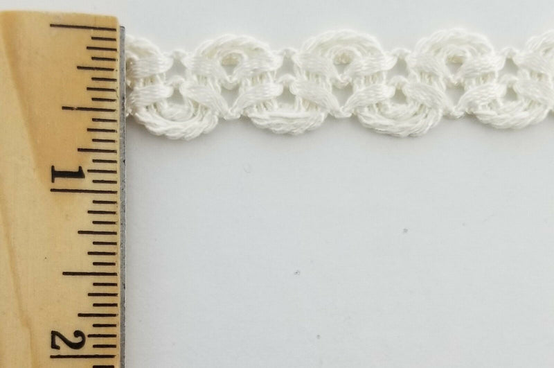 3/4" Double Scalloped Braid Gimp Trim - 12 Yards - MANY COLORS!