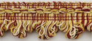 1-1/4" Decorative Scalloped Loop Fringe Trim - Many Color Options! 10 YARDS!