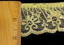 2" Ruffled Gathered Lace Trimming - 12 Yards - Color Options!