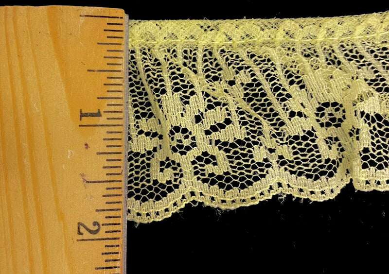 2" Ruffled Gathered Lace Trimming - 12 Yards - Color Options!