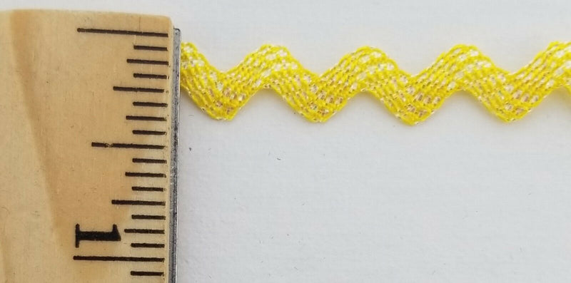 3/8" Iridescent Ric Rac Zig Zag Trim - 18 Yards - Many Colors!